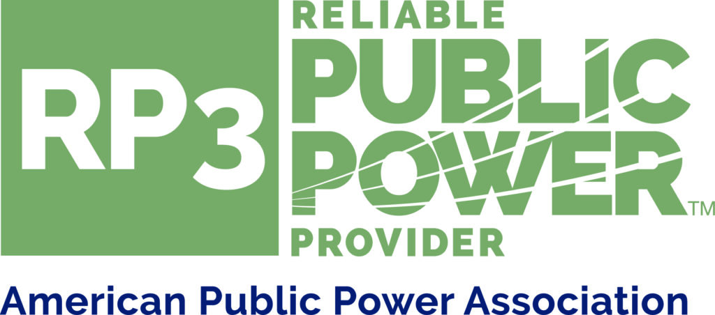 RP3 Reliable Public Power Provider logo featuring the RP3 mark and American Public Power Association.